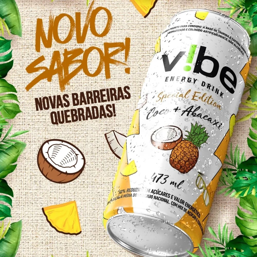 V!be edição especial Coco e Abacaxi